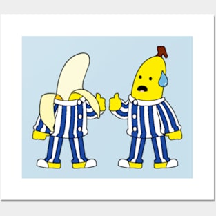 Bananas in Pijamas parody 90s retro humor Posters and Art